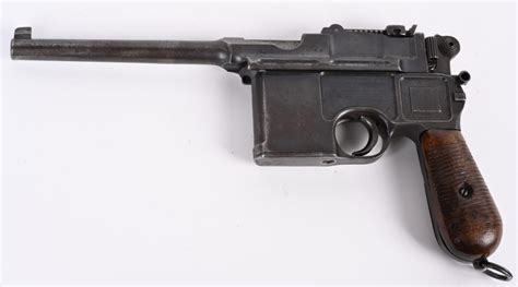 Bid Now Antique Mauser C96 Conehammer Broomhandle Pistol October 6