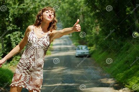 pretty hitch hiker stock image image of leaves fertile 5774329