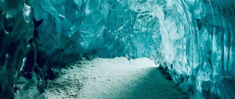 Download Wallpaper 2560x1080 Ice Cave Icy Dual Wide