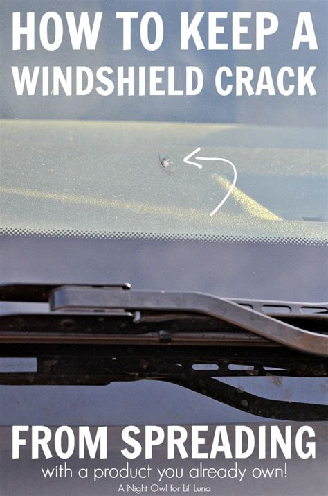 A rock could fly up and hit your windshield when you are driving, for example. Stop Windshield Cracks From Spreading free - winelloadd