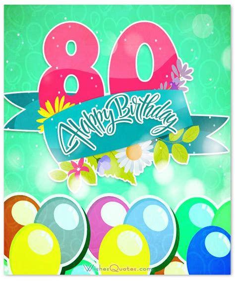Extraordinary 80th Birthday Wishes By Wishesquotes