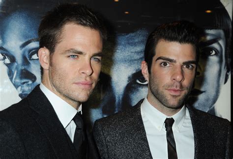 Zachary Quinto And Chris Pine ♥ Chris Pine American Actors Star