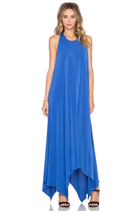 We decided to help not only with hair but also with the dresses. Lyst - Rachel Zoe Athena Halter Maxi Dress in Blue