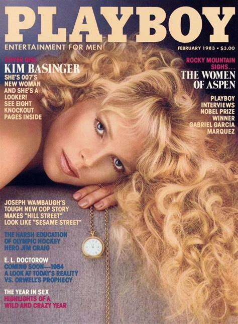 Kim Basinger By Richard Fegley Playbabe Magazine USA February NSFW Foto History