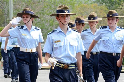 317 Squadron Of The Australian Air Force Cadets Annual Review Parade