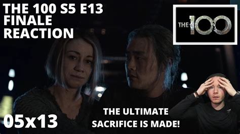 The 100 S5 E13 Finale Damocles Part Two Reaction 5x13 Does The World