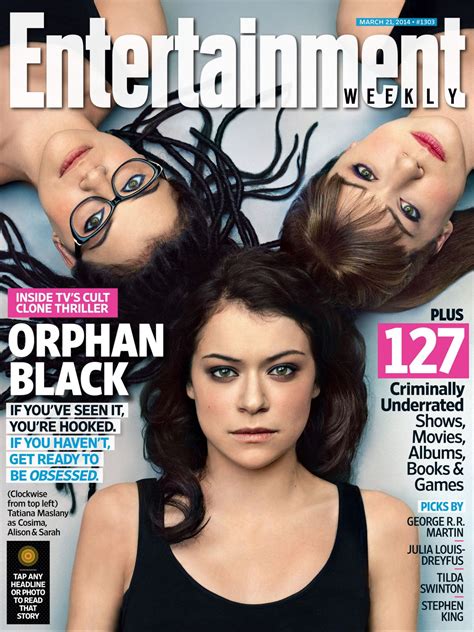 Tatiana Maslany In Entertainment Weekly Magazine March 21st 2014 Issue