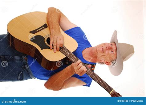 Cowboy Playing Guitar Royalty Free Stock Photos Image 839488
