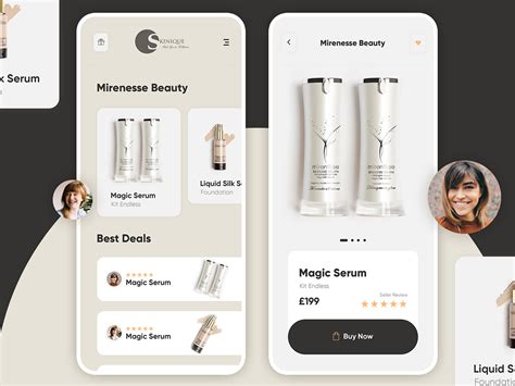 Beauty Cosmetic App Design Uplabs