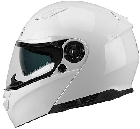 Dual Visor Modular Motorcycle Helmet Vemar Nashi White For Sale Online