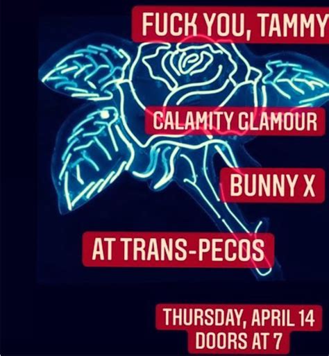Scenic Presents Fuck You Tammy Calamity Glamour Bunny X — Trans Pecos