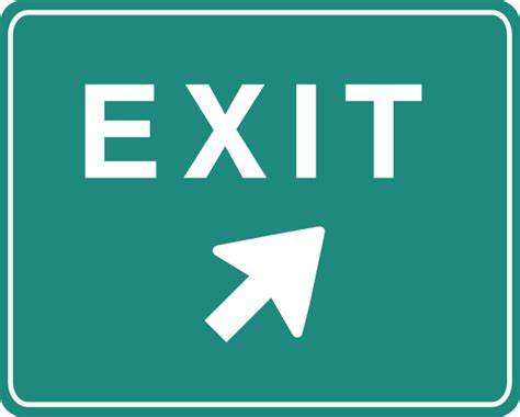 Plain Highway Exit Sign Clip Art At Vector Clip Art Online