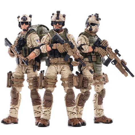 Joy Toy Us Army Delta Force 118 Scale Action Figure 3 Pack