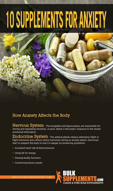 10 Natural Supplements For Anxiety Find Your Chill With Supplements