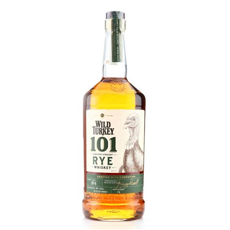 Wild Turkey 101 Proof Kentucky Straight Rye 1 Litre Whisky Auctioneer