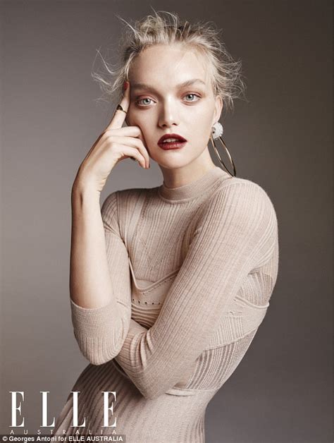 Gemma Ward Stuns In Ethereal Lace As She Poses For Elle Magazine Daily Mail Online