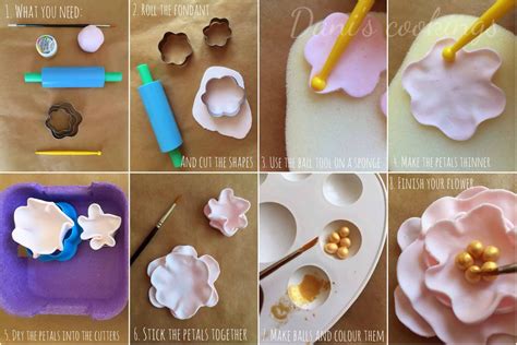 Easy Way To Decorate Your Cakes And Cookies With Beautiful Flowers Made