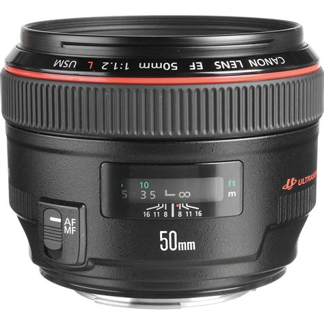 Canon Ef 50mm F12l Usm Lens 1257b002 Bandh Photo Video