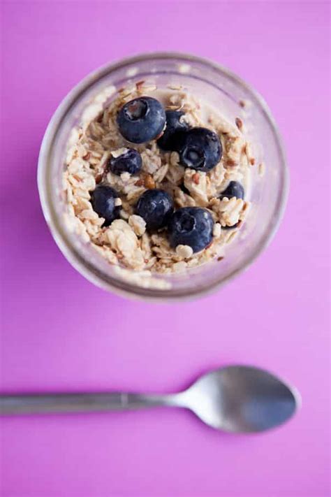 Blueberry Overnight Oats Healthy Breakfast Recipe