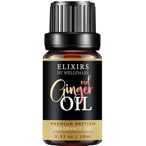 Elixirs 10ml Red Ginger Fragrance Oil Welldales