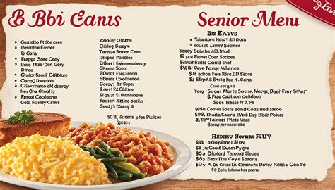 Unveiling the Bob Evans Senior Breakfast Menu: A Culinary Journey for