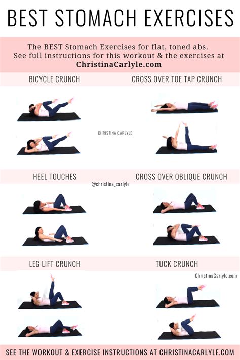 The Best Stomach Exercises For A Tight Flat Toned Tummy
