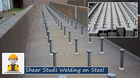 Shear Stud Welding On Steel Site YouTube