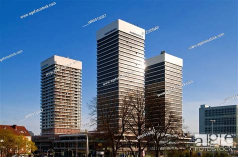 Hamburg Germany Mundsburg Office Buildings Stock Photo Picture And