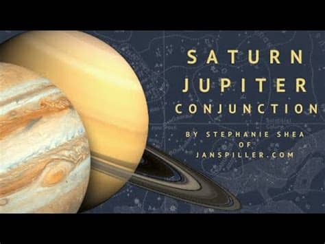 What does jupiter conjunct saturn mean for your career? The Saturn-Jupiter "Great Conjunction" of 2020 - YouTube