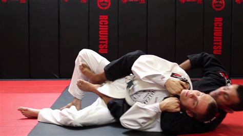 Jiu Jitsu Techniques Attack From The Back With Lapel Choke And Armbar