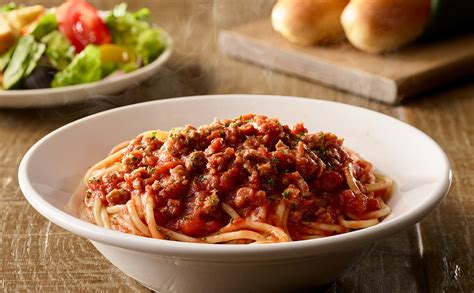 Spaghetti Lunch And Dinner Menu Olive Garden Italian Restaurant