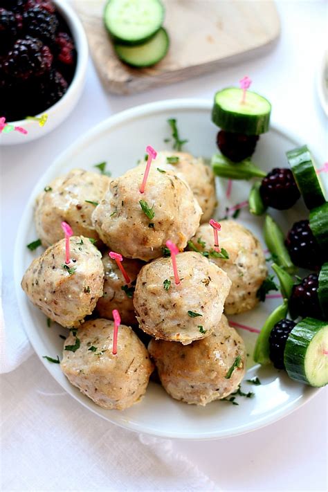The secret to this is the red pepper flakes! Healthy Oven Baked Turkey Meatballs Recipe | Delightful ...