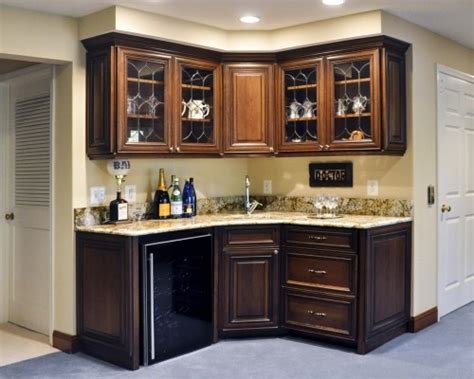 Maplevilles cabinetry wac273914 inset 27 wide x 39 tall single door kitchen corner wall cabinet vintage white kitchen cabinets wall cabinets 27 inch build, inc. corner wet bar | Design Ideas | Pinterest | Basement ideas ...