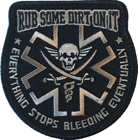 Rub Some Dirt On It Embroidered Morale Patchjust Morale Patch