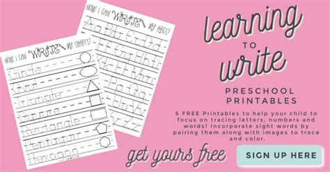 Free Educational Printables For Preschoolers Amys Balancing Act