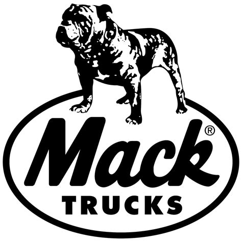 mack trucks logo black and white brands logos