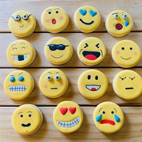 Emoji Sugar Cookies Sugar Cookies Sugar Cookies Decorated Cookies
