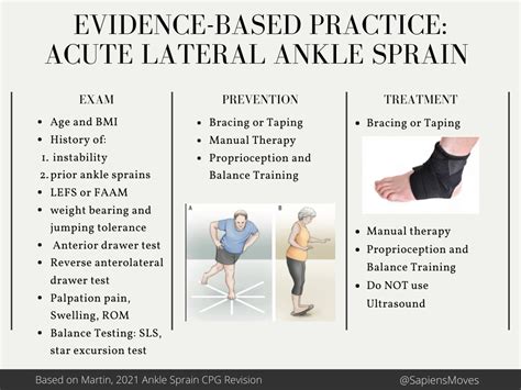 Back To Basics Evidence Based Treatment For Ankle Sprains Sapiens Movēs