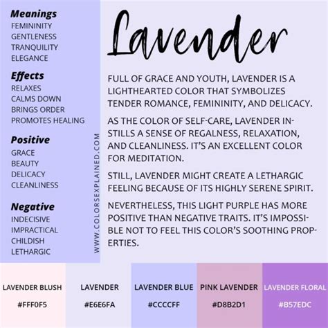 Meaning Of The Color Lavender Symbolism Common Uses And More