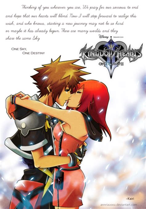 Sora And Kairi Kingdom Hearts Fan Art 32342002 Fanpop