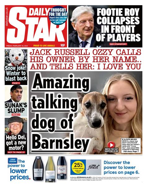 Daily Star Front Page 16th Of February 2024 Tomorrows Papers Today