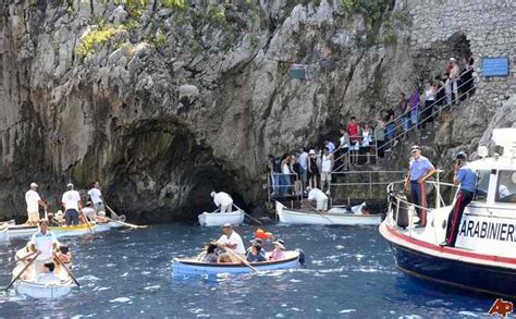 The Amazing Blue Grotto Cave In Capri Italy