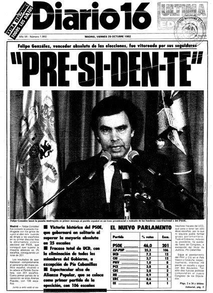 En La Prensa De Aquel Día Diario 16 1976 2001