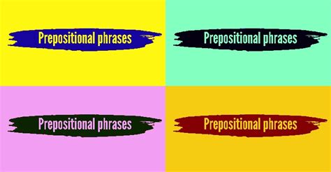 Pengertian Prepositional Phrase Ilmu