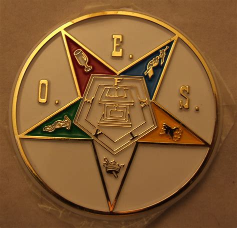 Freemasons Masonic Order Of Eastern Star Oes Car Emblem New Order Of