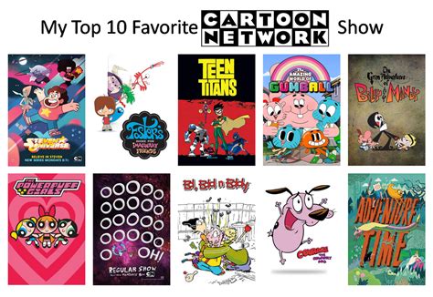 Top 10 Favorite Cartoon Network Shows By Xxphilipshow547xx On Deviantart