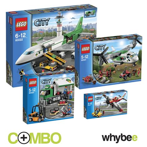 Lego City Airport Combo Kit 5 Sets Included Plane Truck Heliplane