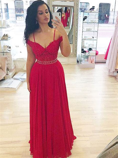 Red Prom Dresses With Strapselegant Prom Dress11868 Uk