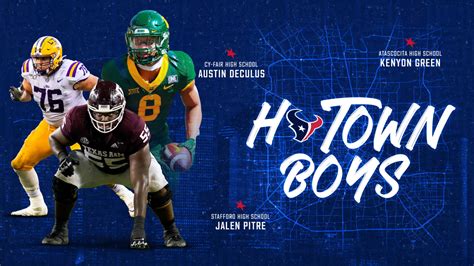 One Third Of The Houston Texans 2022 Draft Selections Already Call The City Home