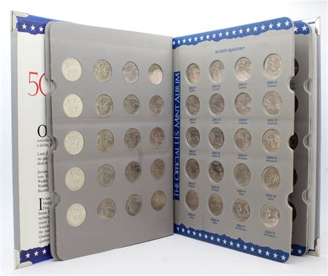 The Official Us Mint Album 50 State Quarters 1999 2008 Property Room